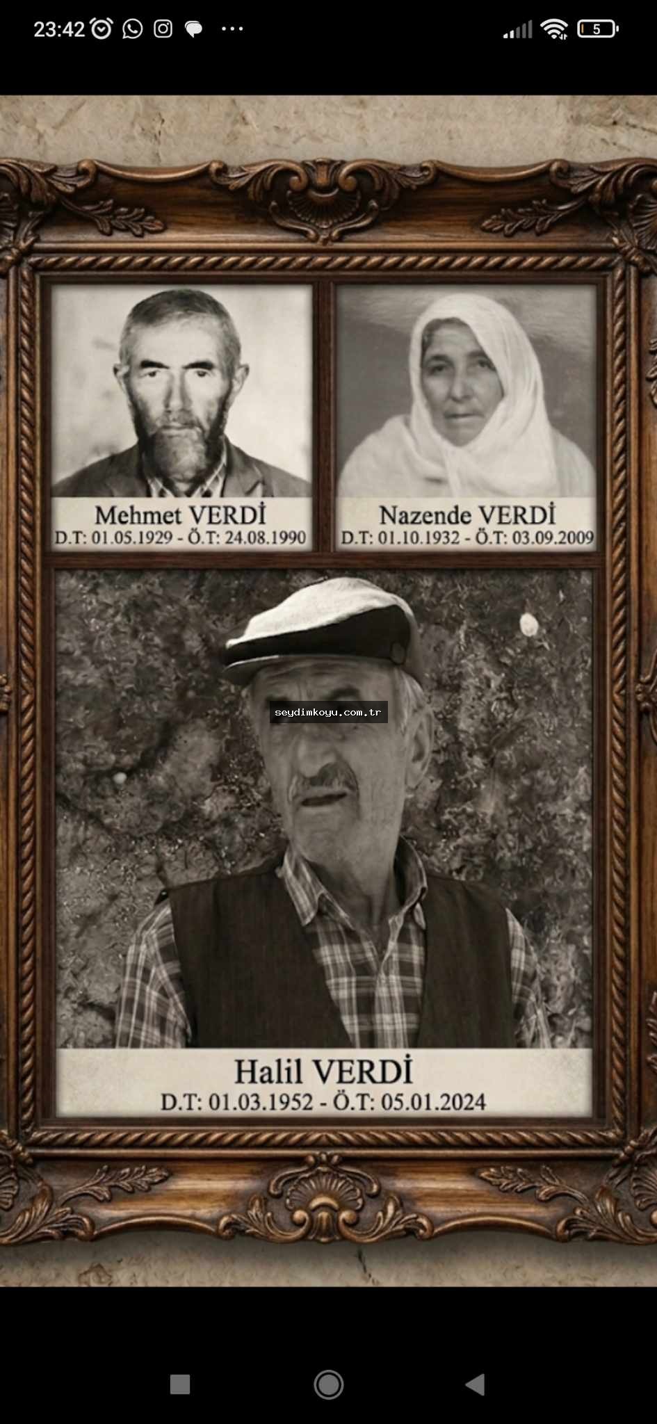 Kaybettiklerimiz Albümü 